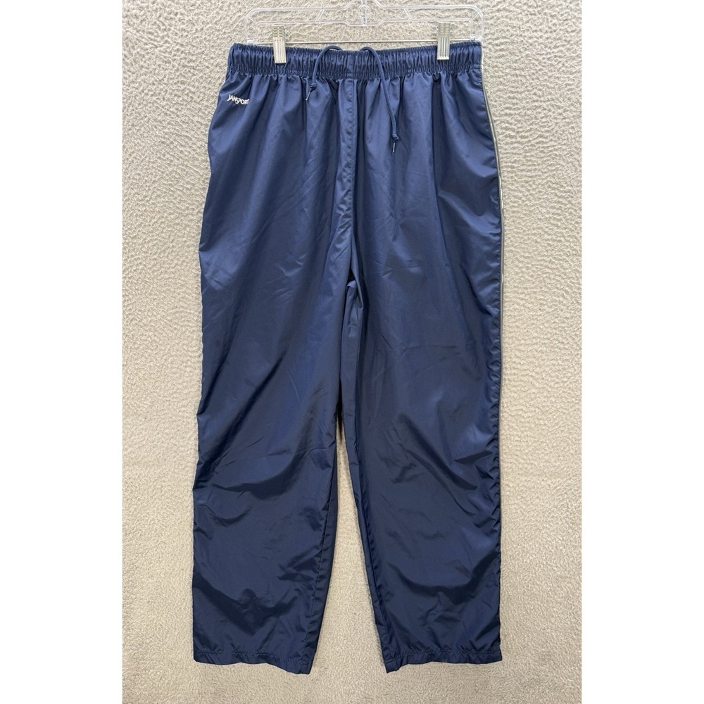Vintage‎ Jansport Track Pants Adult Large Blue Windbreaker Grunge Skater 90s Y2K